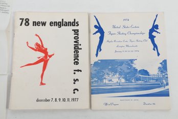 1970s Figure Skating Programs  New England
