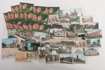 Large Lot Of Antique Danbury CT Postcards From Early 1900's Thru 1940's