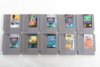 10 NES Nintendo Game Cartridges #12