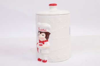 Vintage 1999 Campbells Soup Boy Chef Cookie Jar