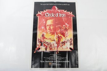 Vintage Circle Of Iron Movie Poster