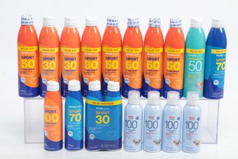 Large Lot Of Assorted SPF Sunscreen Or Sun Block