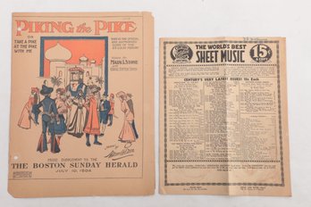 July 10, 1904 Musical Supplement 'Boston Herald 'world's Best Sheet Music''
