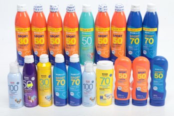 Large Lot Of Assorted SPF Sunscreen Or Sun Block