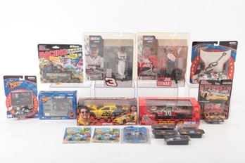 Nascar Die Cast Car Lot And Figures