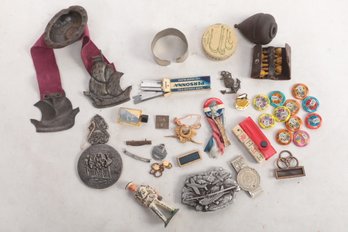 Group Of Vintage Small Collectibles - Drawer Content