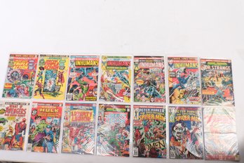 Lot Of 14 Bronze Age Comic Books What If Spiderman Inhumans And More