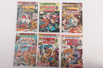 Lot Of 6 Bronze Age Marvel Two In One 8 9 10 11 15 28