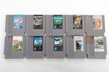 10 NES Nintendo Game Cartridges #3