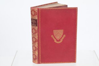 1908 Red Mor. Leather Thackeray-- Prize Binding With Bookplate