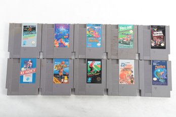 10 NES Nintendo Game Cartridges #5