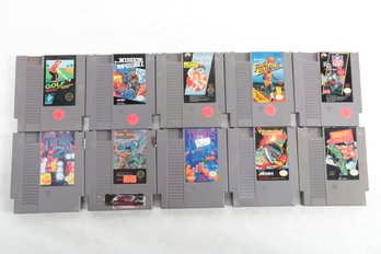 10 NES Nintendo Game Cartridges #6