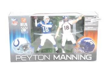 PEYTON MANNING MCFARLANE FIGURE 2-PACK INDIANAPOLIS COLTS DENVER BRONCOS