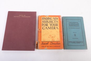 (3 Books) Finding New  New Subjects For Your Camera Jacob DESCHIN 1939