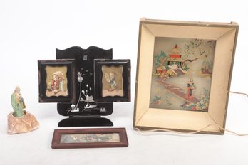 Group Of Vintage Asian Chinese Collectibles