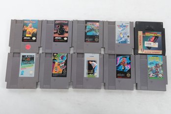 10 NES Nintendo Game Cartridges #19