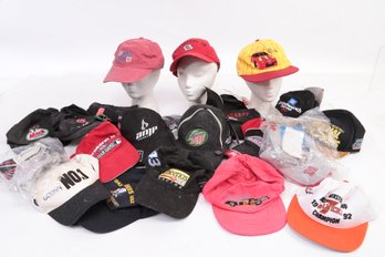 Large Lot Of Advertising  Baseball Caps