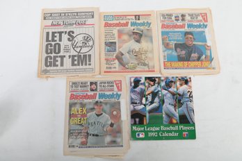 Sports Related Grouping - Newspapers & Calendar