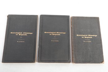 1885-89 Genealogy Set 3 Volumes