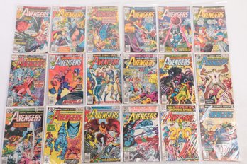 Lot Of 18 Bronze Age Avengers Comic Books 165-179 199-201