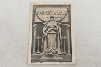 1904 Harpers Weekly Magazine Illistrated