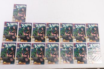 Lot Of 15 X-men 267 Comic Books 2nd Gambit