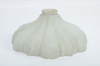 Antique Milk Glass Shade For Bridge Lamp