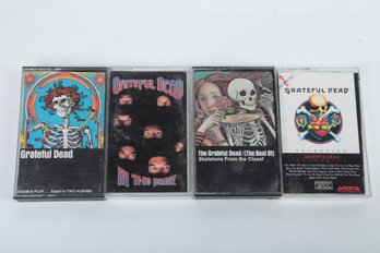 4 Vintage Grateful Dead Cassette Tapes