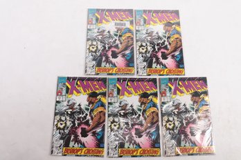 Lot Of 5 X-men 283 Comic Books