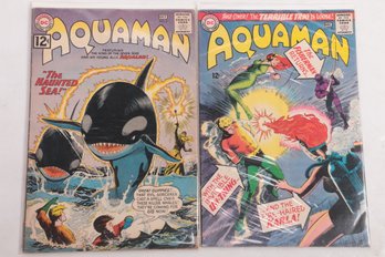 Lot Of 2 Aquaman Comics #5 And #24 12 Cent Silverage