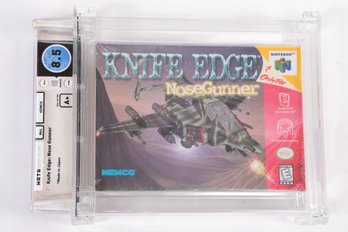 Nintendo 64 Sealed & Graded Knife Edge: Nose Gunner ~ Wata Certified 8.5