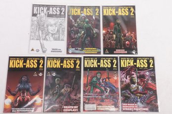 Lot Of 7 Kick-ass 2 Comic Books