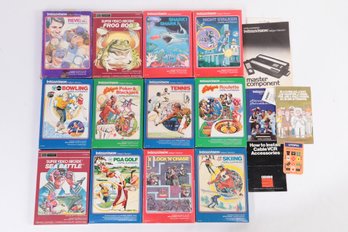 12 Vintage Intellivision Games: Bowling, Lock 'N' Chase, Frog Bog, Night Stalker & More