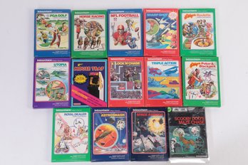 12 Vintage Intellivision Games: Scooby Doo (New), Mouse Trap, Space Armada, Astromash, Utopia & More