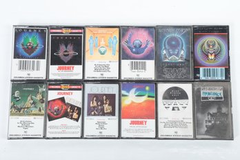 12 Vintage Journey & Blue Oyster Cult Cassette Tapes