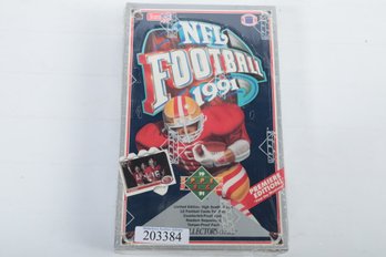 1991 Upper Deck Football Foil Pack Box