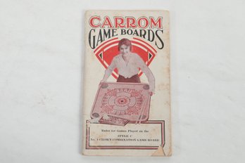 Vintage  CARROM GAME BOARDS Rules & Products Booklet