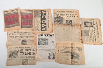 Grouping WWII Related Newspapers