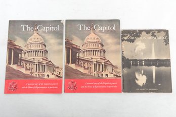 3 (Duolicates Plus 1) Washington DC Souvenier Brochures