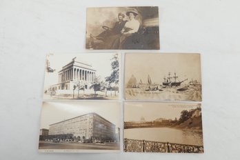 Real Photo Postcards Mixed Group Inclusing Japan, Whaling