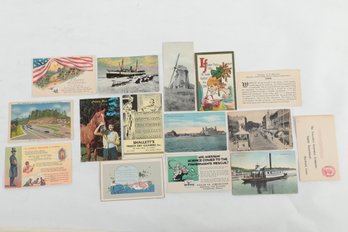 Vintage Collectible Postcards  Alaska, Ellis Island, Etc