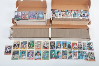 1986, 1987 And 1988 Topps Baseball Card Sets With 1987 Donruss Baseball Set