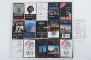 16 Vintage Pink Floyd Cassette Tapes