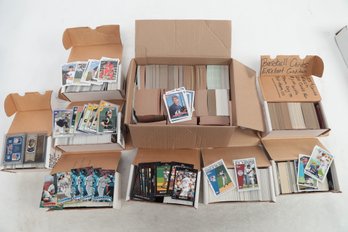 Box Lot Of Baseball Cards From Different Years Stars And Other Inside Estate Find