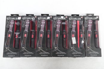 Lot Of 6 EZCurler-The Curler That Spins Both Ways Model EZC-6 As Seen On TV- BRAND NEW
