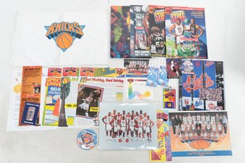 Knicks Fan Club Plus Extras Lot