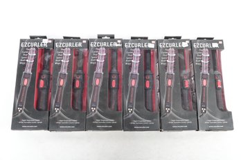 Lot Of 6 EZCurler-The Curler That Spins Both Ways Model EZC-6 As Seen On TV- BRAND NEW