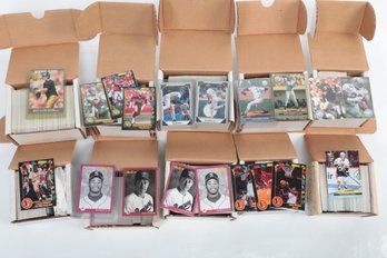 Large Lot Of Hand Collated Baseball, Football, Hockey And Basketball Sets From The Early 1990's