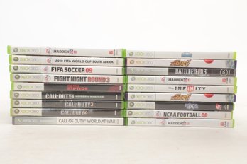 Lot Of 18 Xbox 360 Games