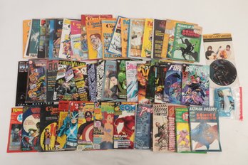 Mixed Comic Books And Magazine Lot